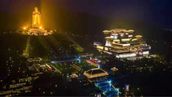 曲阜尼山聖境景區半日遊接駁車/來回車程/門票/導遊講解/煙花