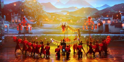 《水之靈》水舞台演出