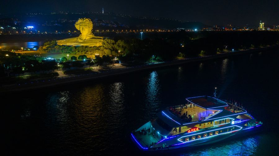 湖南長沙湘江遊輪船票/日遊夜遊橘洲之星夜遊船票（橘子洲碼頭/三館一廳碼頭/嶽麓山碼頭 多航班可選）