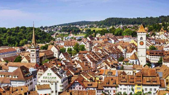 瑞士沙夫豪森萊茵瀑布拉珀斯維爾-約納一日遊中文包車飯店接送