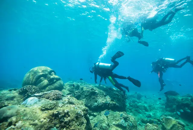 Diving in Lingshui
