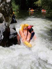 Wuzhishan River Full of Water Tropical Rainforest