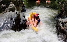 Wuzhishan River Full of Water Tropical Rainforest