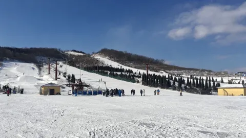 Joyful Snow World attraction in Dalian