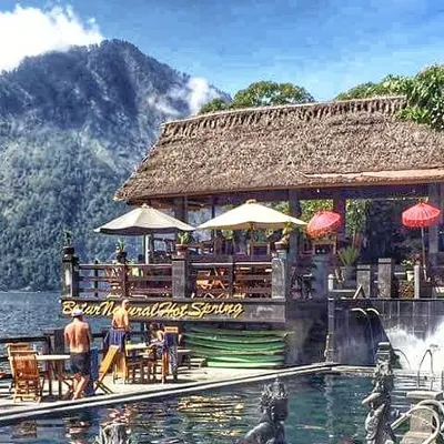 Private Tours : Natural Hot Spring, Batur Volcano and Waterfall