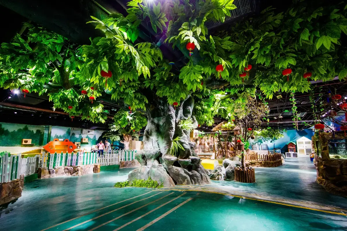 天河エリアのショッピングモール・ライトアップ|広州