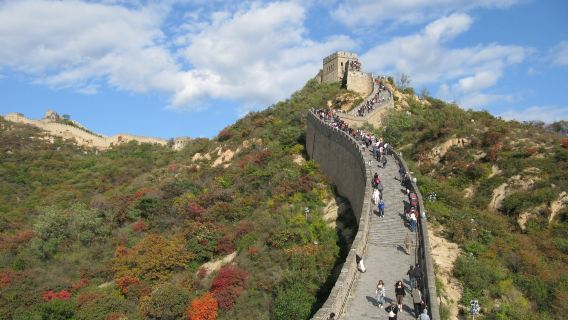 人気商品！世界遺産・八達嶺万里の長城 半日観光【午前発・午後発 / ホテル送迎付き／日本語ガイド同行／１名出発＞
