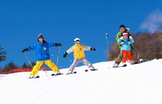 富士山Yeti滑雪度假村⇄ 新宿站：往返接駁巴士 + 滑雪票 + 滑雪板/單板滑雪板、滑雪靴、滑雪杖及滑雪服租賃小童