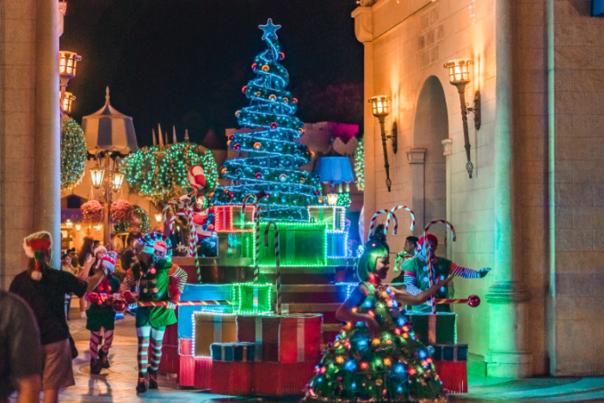 Universal Studios Singapore Tickets – View of Disney at night