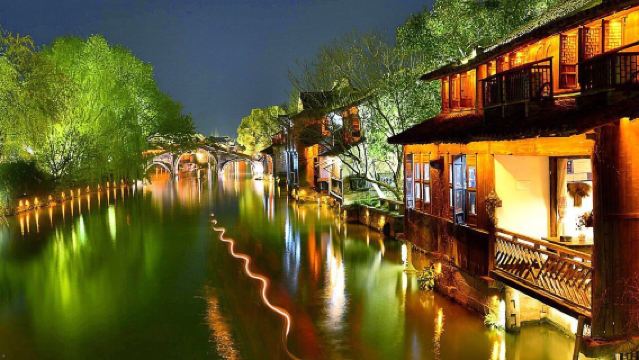 嘉興烏鎮東柵+西柵+西柵夜遊純玩一日遊【晚出發 上門接】