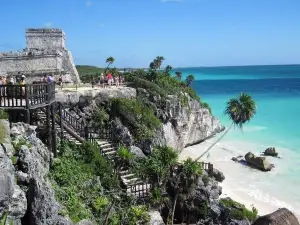 4x1 a tour to discover Tulum, Coba, Cenote and Playa del Carmen in one full day