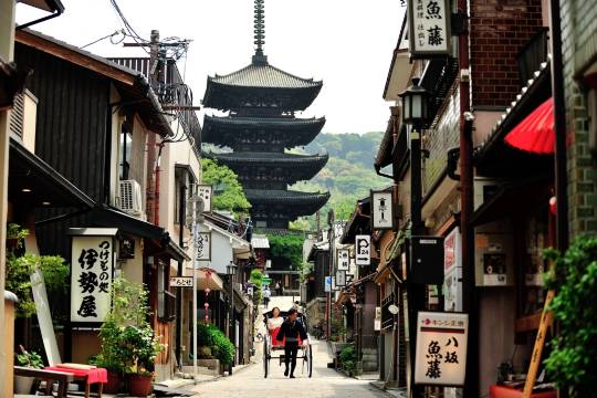 Kiyomizudera Temple + Yasaka Shrine + Philosophical Path + Ginkakuji Temple + Kinkakuji Temple + Gion one-day tour in Kyoto, Japan