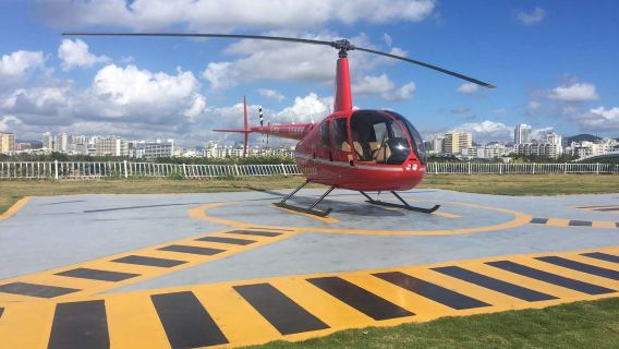 海南三亞海棠灣索菲特飯店直升機觀光飛行體驗【直升機特價機票/老少皆宜均可體驗/海景觀光/網紅打卡拍照】