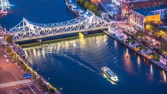 Tianjin Haihe cruise night view + teahouse crosstalk performance + ancient culture street 1-day tour nightlife | private tour