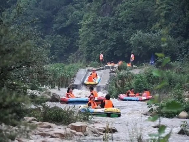 Rafting in Xinchang