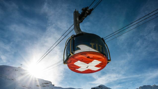 Mt Titlis Return Ticket with Ice Flyer in Engelberg
