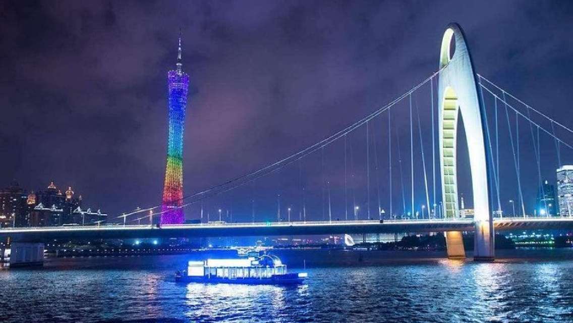 Guangzhou Pearl River Night Cruise Layover Tour Enjoy Beautiful Canton Tower