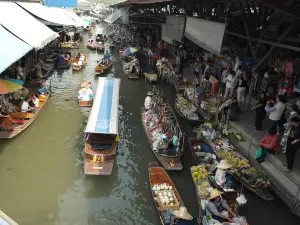 ทัวร์ตลาดน้ำดำเนินสะดวกพร้อมเรือหางยาว (Perfected Damnoen Saduak Floating Market with Long-Tail Boat)