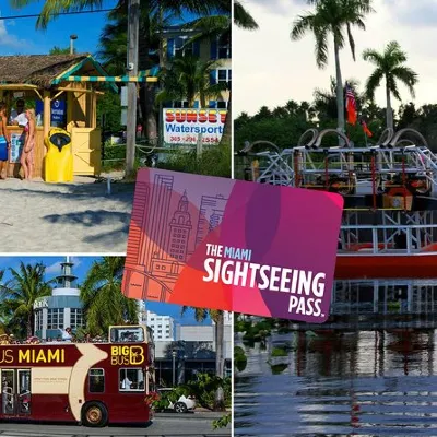 The Miami Sightseeing Flex Pass: 35 Attractions + Hop on Hop off