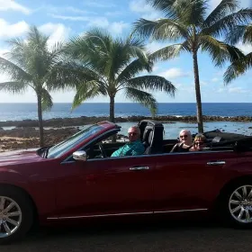 8-Hour Luxury Four Door Convertible Tour of Oahu's South and North Shores