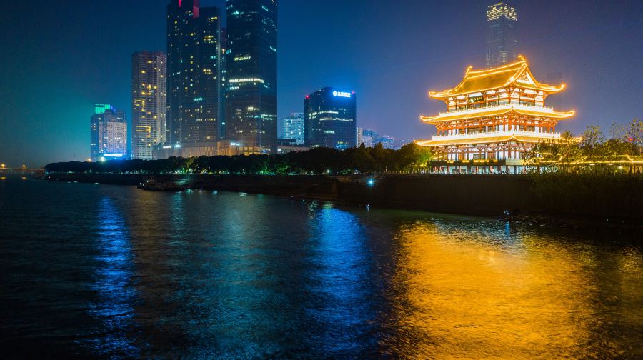 湖南長沙湘江遊輪船票/日遊夜遊橘洲之星夜遊船票（橘子洲碼頭/三館一廳碼頭/嶽麓山碼頭 多航班可選）