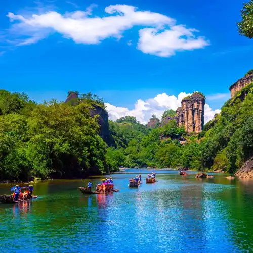 Jiuquxi Bamboo Rafting
