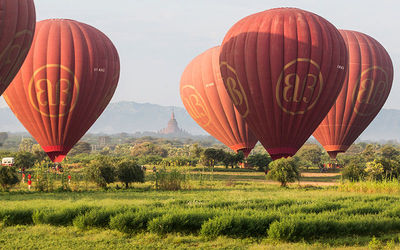 Balloons over Bagan