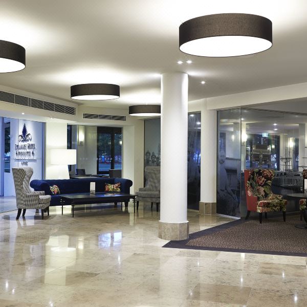 Hotel lobby accommodation in Fremantle, Western Australia