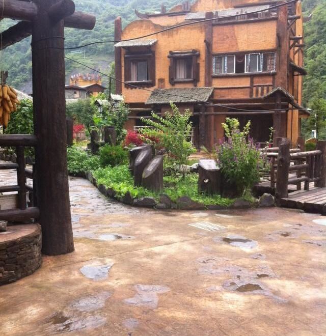 Wolong Inn의 훌륭한 셰프가 만든 요리