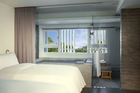 Just Sleep Jiaoxi Отели рядом с достопримечательностью «Jiaoxi Kilin Hot Spring»