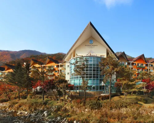 Hanwha Resort Sanjeong Lake Annecy Отели рядом с достопримечательностью «Храм Пуёнса»