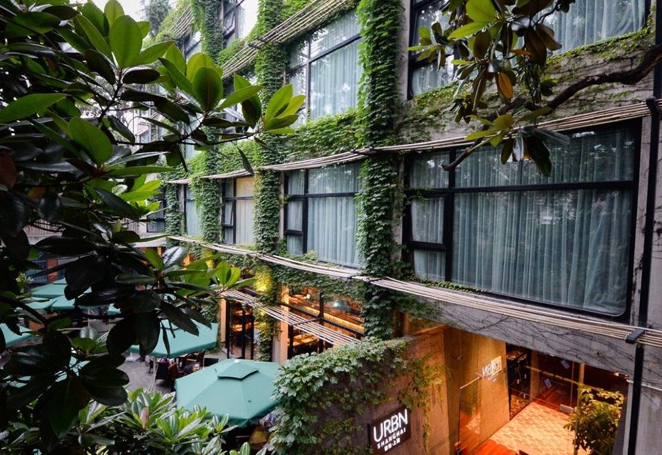 Urbn 부티크 상하이의 아늑한 객실 내부