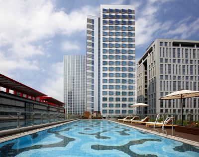 屋外プール ハンブルハウス台北の写真