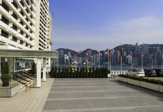 마르코 폴로 홍콩 호텔의 전경과 하버시티