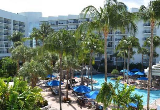 Outdoor Swimming Pool Aruba Marriott Resort & Stellaris Casino Photo