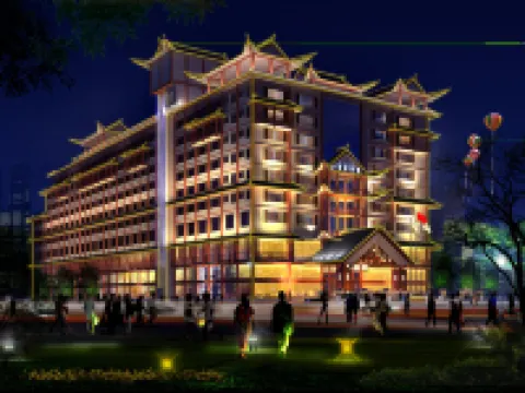 日月恆大飯店（賀州靈峰廣場遠東財富中心店） 賀州博物館附近的飯店