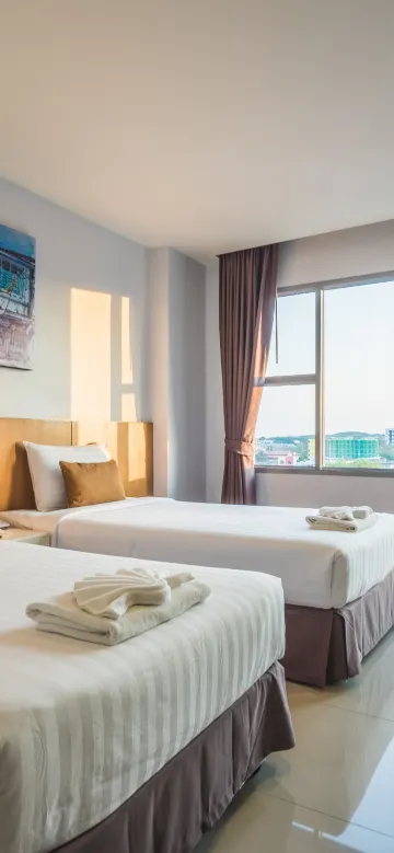 ห้องดีลักซ์ เตียงแฝด