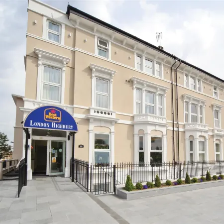 Best Western London Highbury Отели рядом с достопримечательностью «Хайбери»