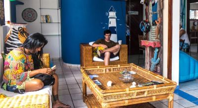 Public Areas Blue Hostel Photo