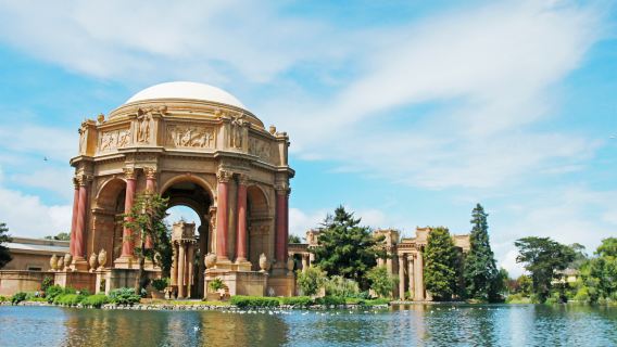 ทัวร์วันเดียว/ทัวร์หลายวัน สะพานโกลเดนเกต + พิพิธภัณฑ์ศิลปะซานฟรานซิสโก + ถนนลอมบาร์ด + ท่าเรือประมงฟิชเชอร์แมนส์วาร์ฟ พร้อมบริการภาษาจีนและภาษาอังกฤษ