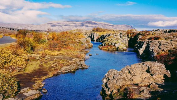 Island Golden Circle + Lavatunnel Tagesausflug (klassische Route inkl. Transfer von/nach Reykjavík)