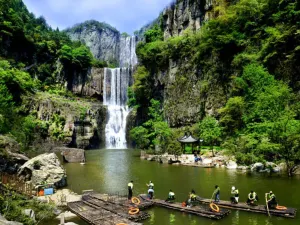 Liu Bowen's Hometown Scenic Area Baizhangji Fall
