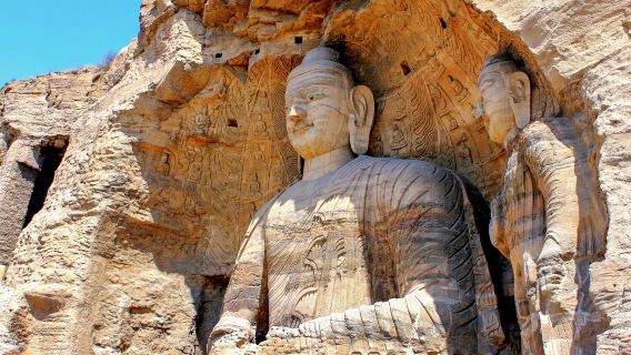 Datong Private Day Trip to Yungang Grottoes and Hengshan Hanging Temple