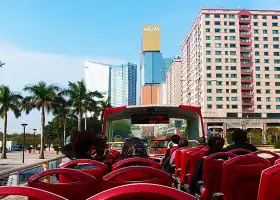 마카오 오픈탑 관광버스