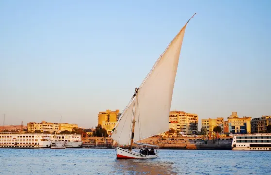 埃及開羅尼羅河帆船半日遊【市區酒店接送|阿斯旺/樂蜀/開羅三地可選|三角帆船日落遊