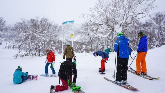 Skiing in Hokkaido