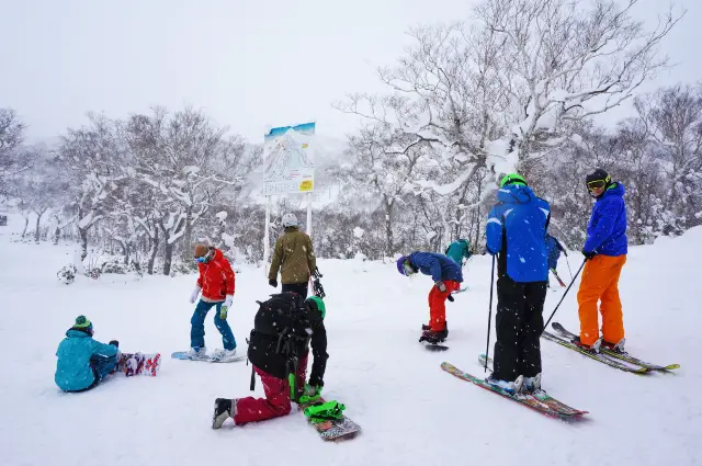 Skiing in Hokkaido