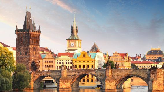 Prague Castle, Charles Bridge, Old Town, and Vltava River 1-day tour