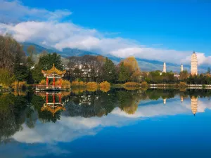The Chongsheng Temple And The Three-Pagoda Culture Tourist Area
