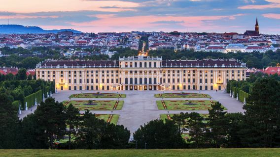 Schönbrunn Palace + Vienna bus sightseeing half-day tour|Includes admission ticket with skip-the-line access + professional guide